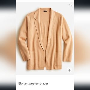 JCrew Eloise sweater-blazer XL